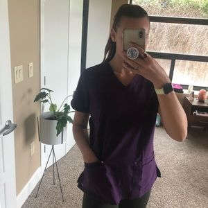 Purple Scrub Top